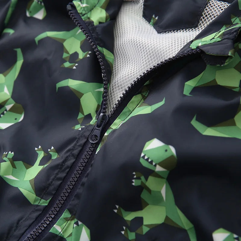 Children's Unisex Autumn/Spring Outerwear Cute Dinosaur Jackets