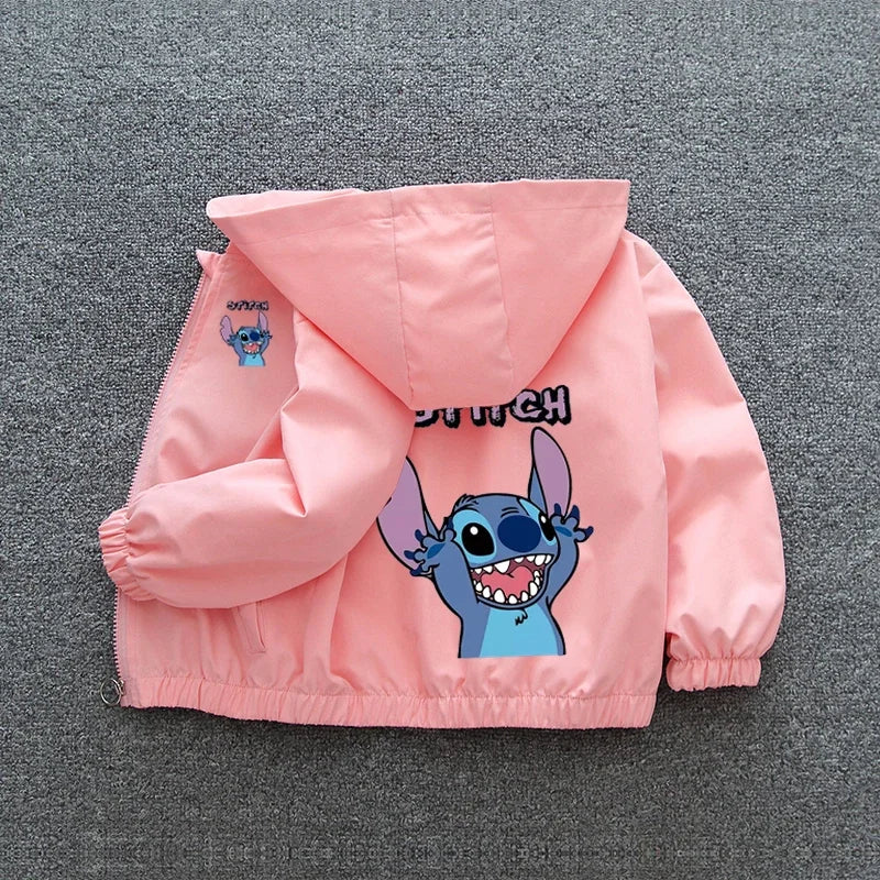 Lilo and Stitch Children Girls and Boys Hooded Jacket