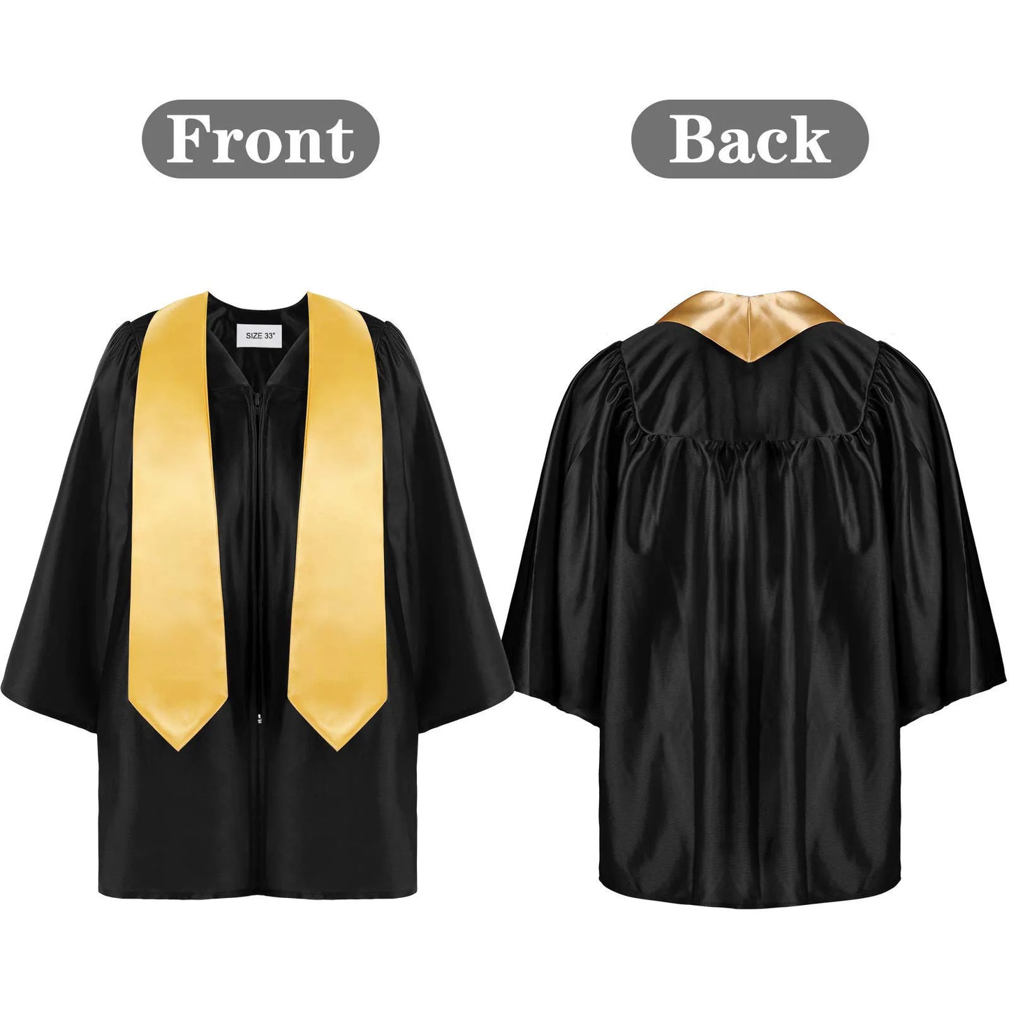 2025 Kids Kindergarten Graduation Cap/Gown Sets