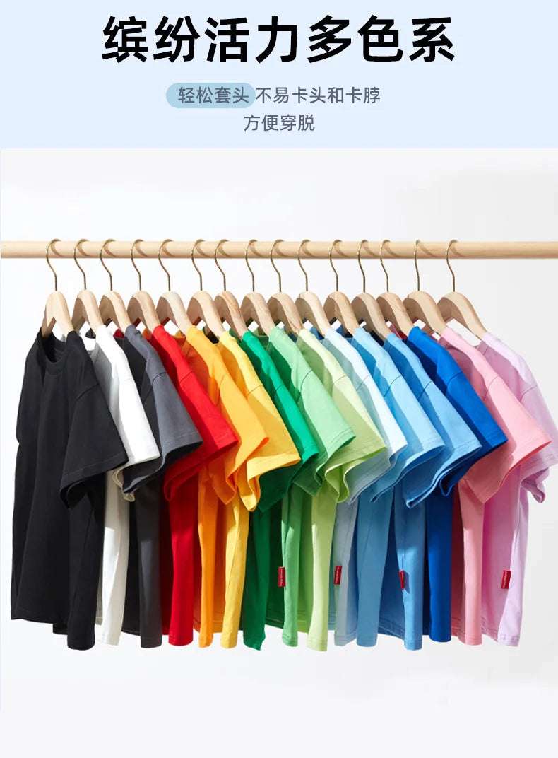 Kids Tees Fashion Cartoon Print T-shirts for Boys/Girls Summer 2025
