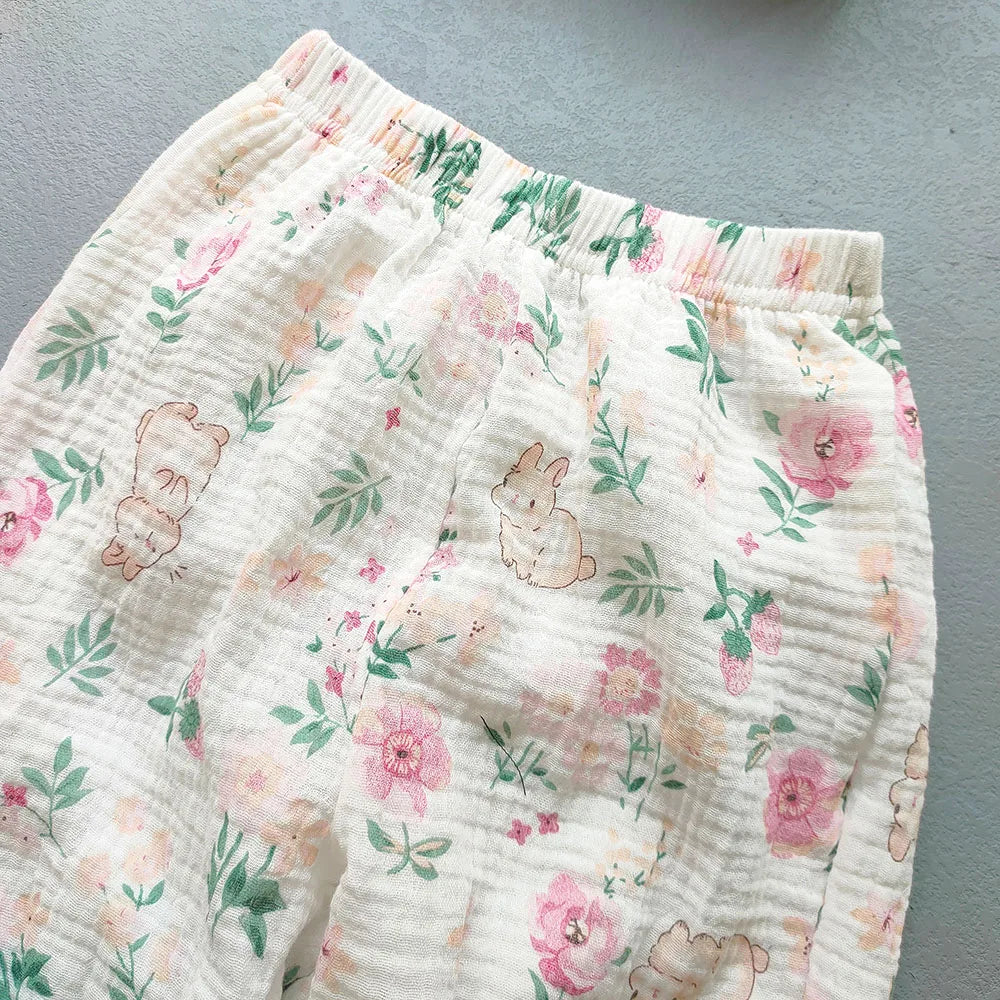 Unisex Summer Breathable Cotton Linen Loose Harem Pants