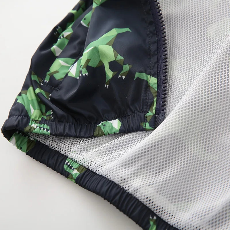 Children's Unisex Autumn/Spring Outerwear Cute Dinosaur Jackets