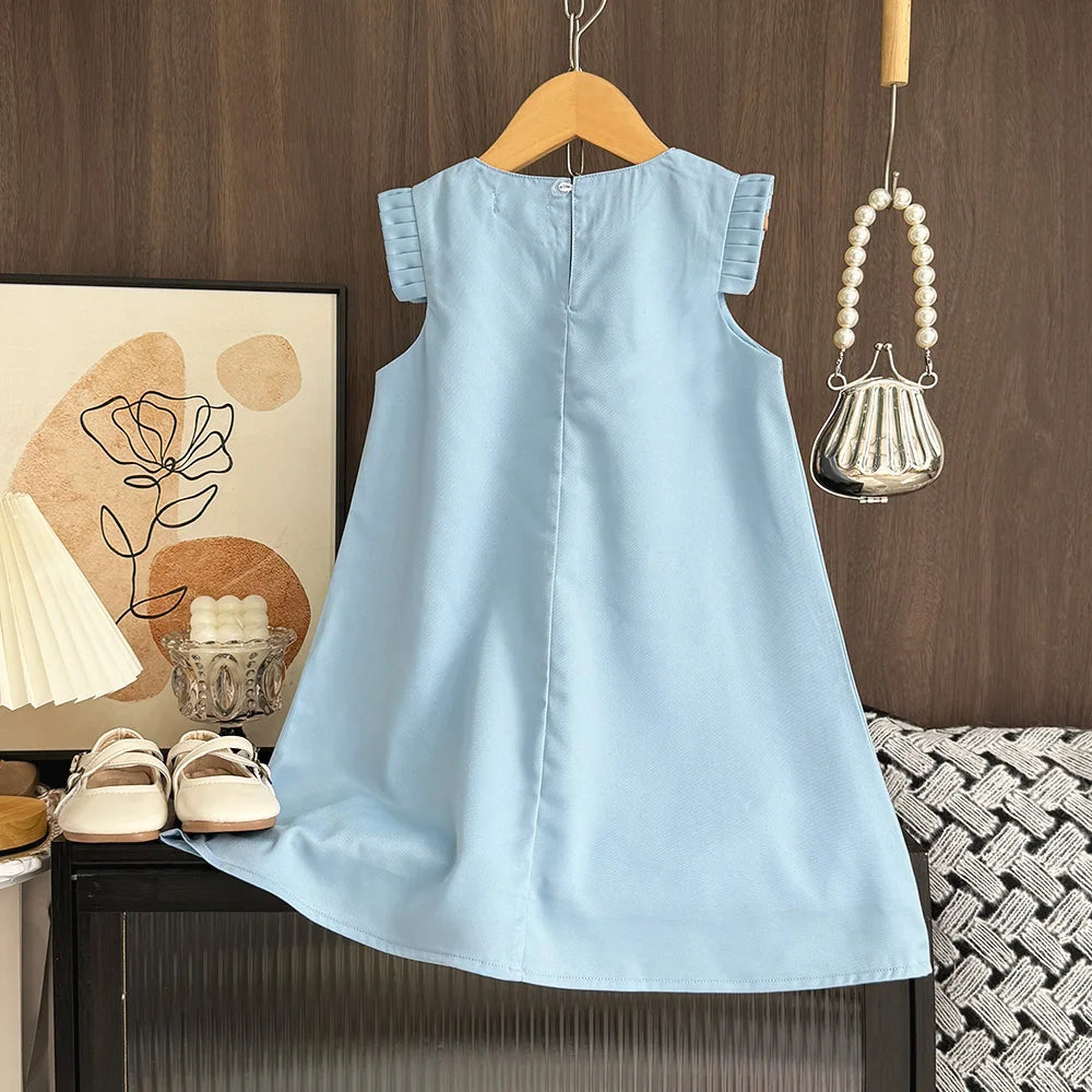 3D Girls Princess Flower Dress
