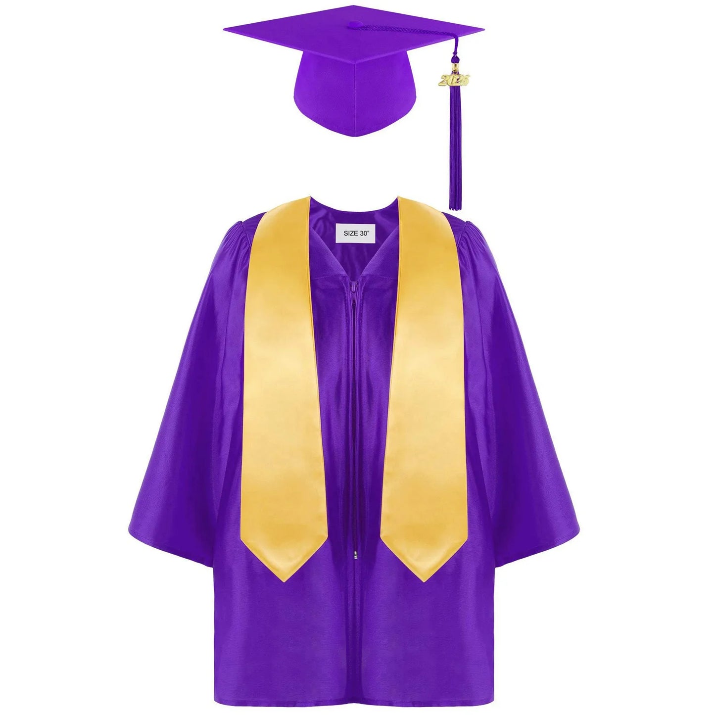 2025 Kids Kindergarten Graduation Cap/Gown Sets