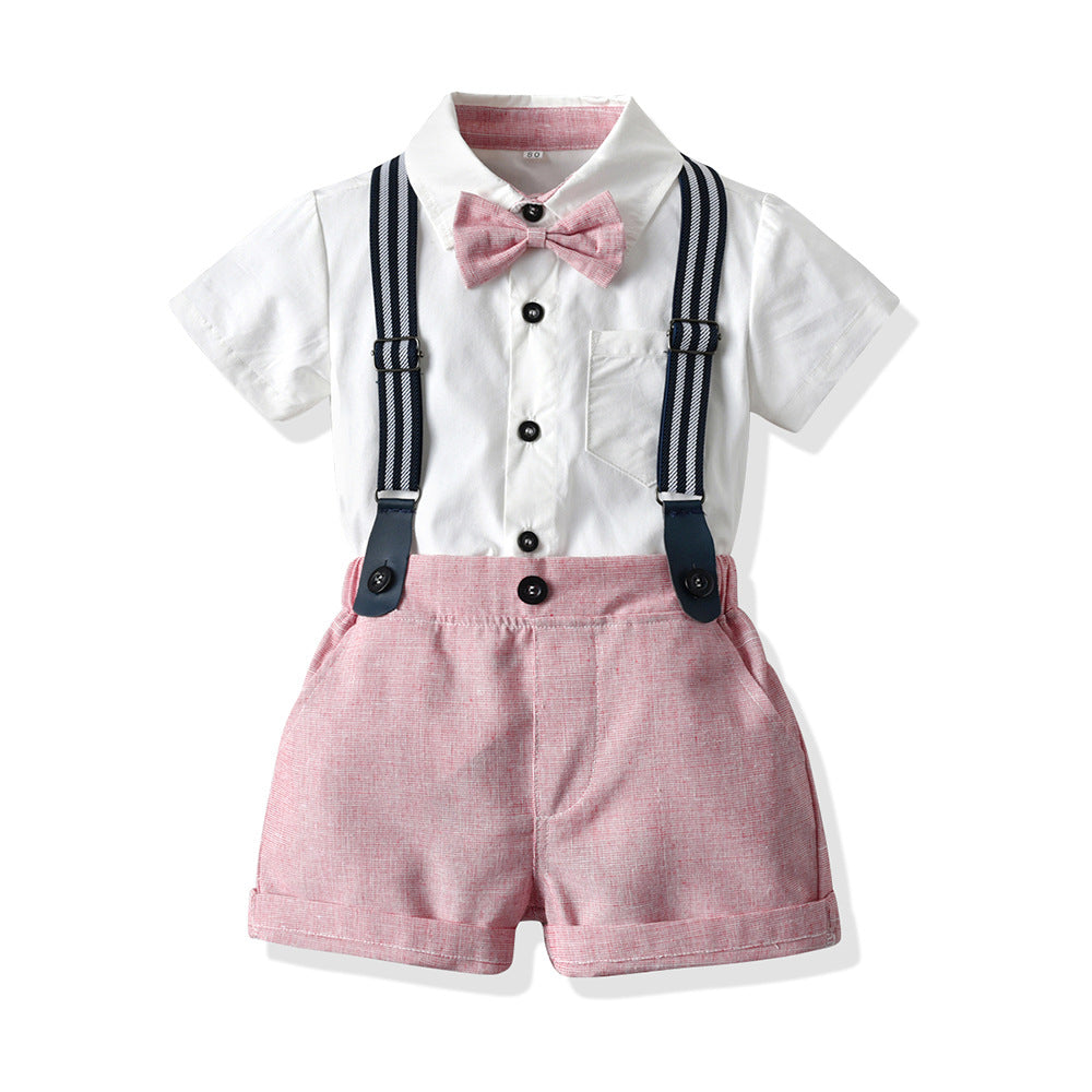 Boy Shirt and Shorts Summer Wedding/Ceremony Set