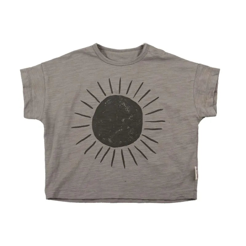 Toddler T-shirts Casual Sports Shirt For Babies Boys and Girls