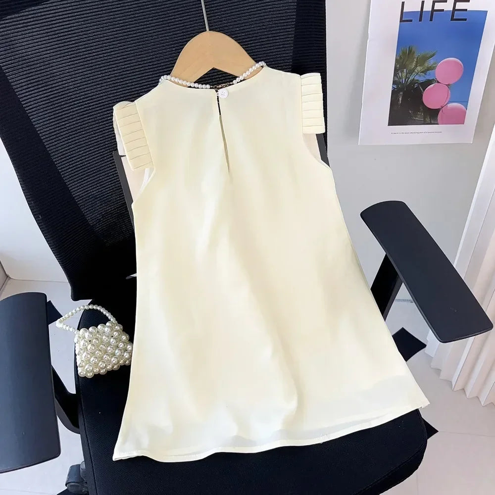 3D Girls Princess Flower Dress