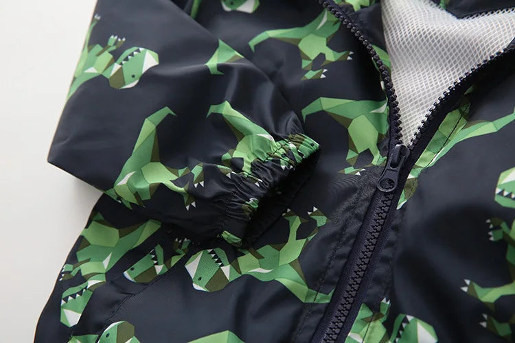Children's Unisex Autumn/Spring Outerwear Cute Dinosaur Jackets