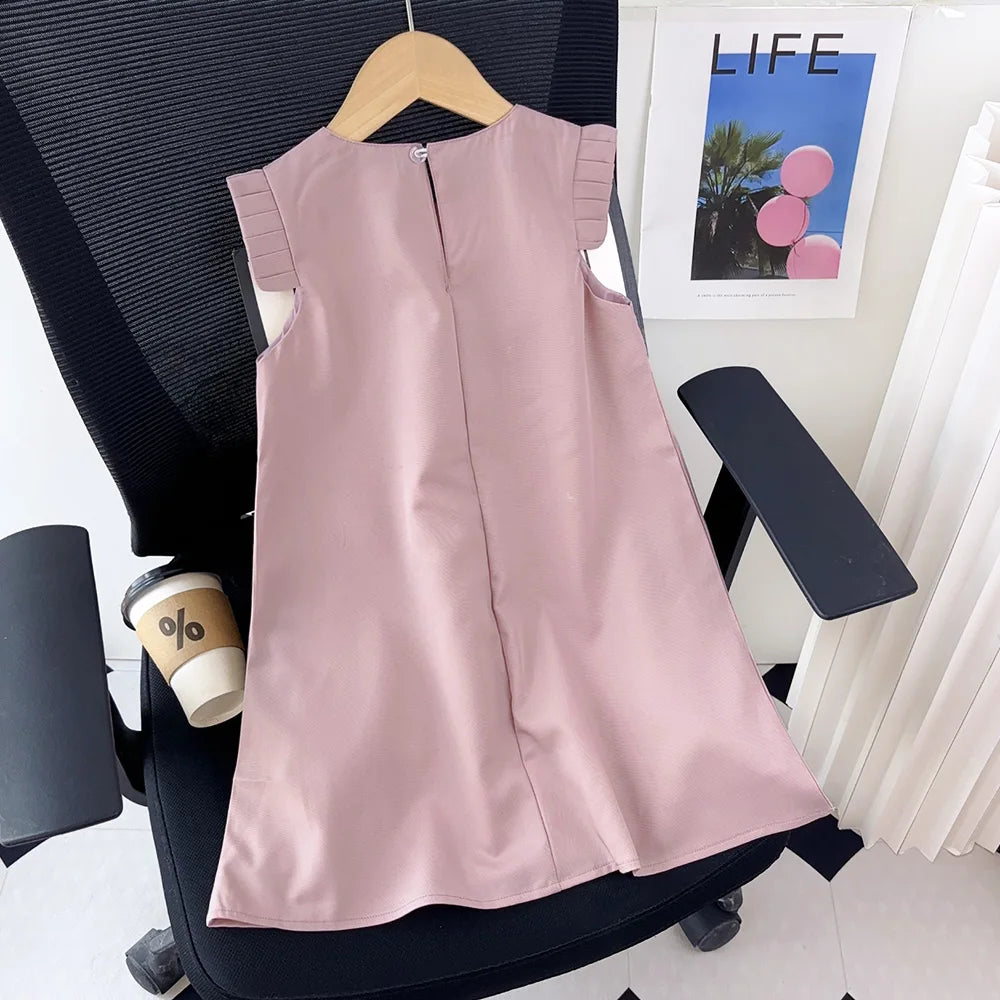 3D Girls Princess Flower Dress