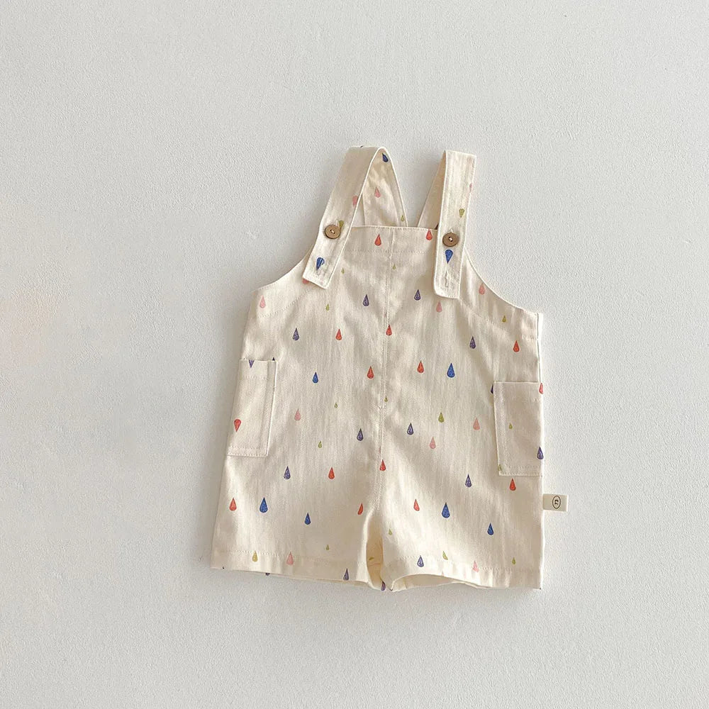 Unisex New Spring Polk Dot/Striped Overalls