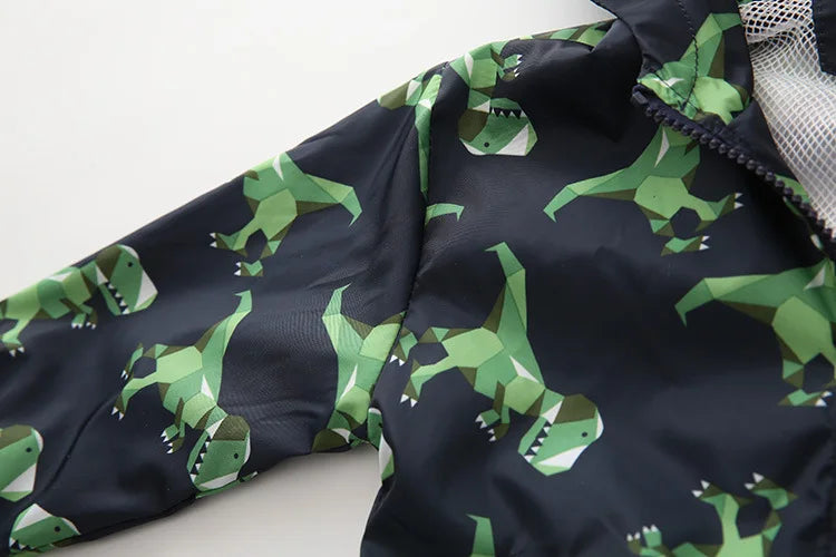 Children's Unisex Autumn/Spring Outerwear Cute Dinosaur Jackets