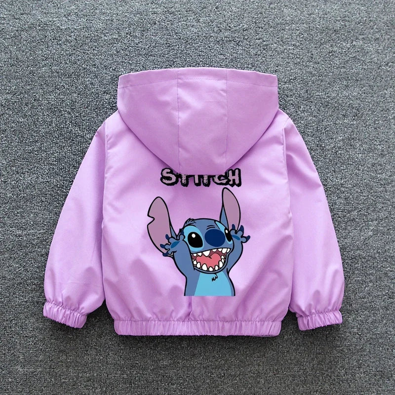 Lilo and Stitch Children Girls and Boys Hooded Jacket