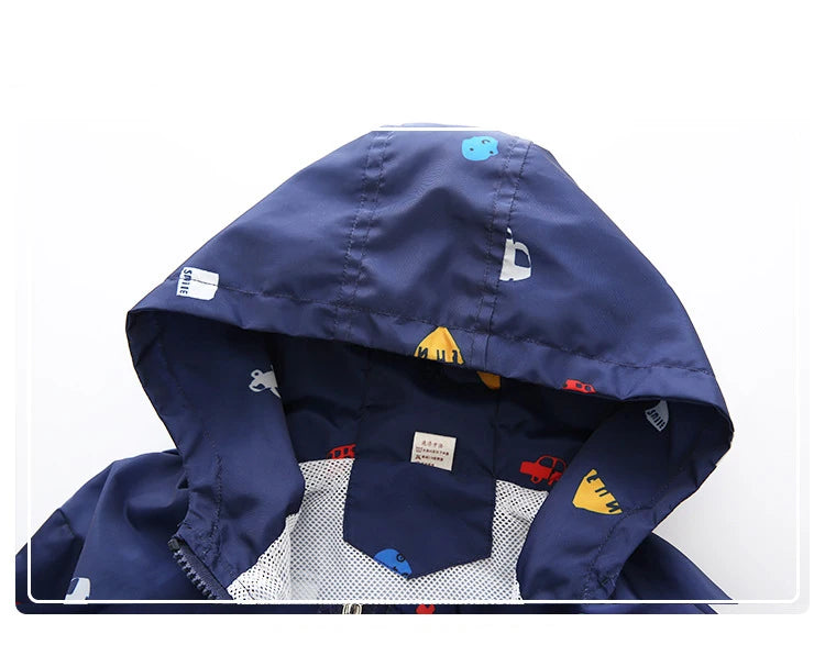 Children's Unisex Autumn/Spring Outerwear Cute Dinosaur Jackets