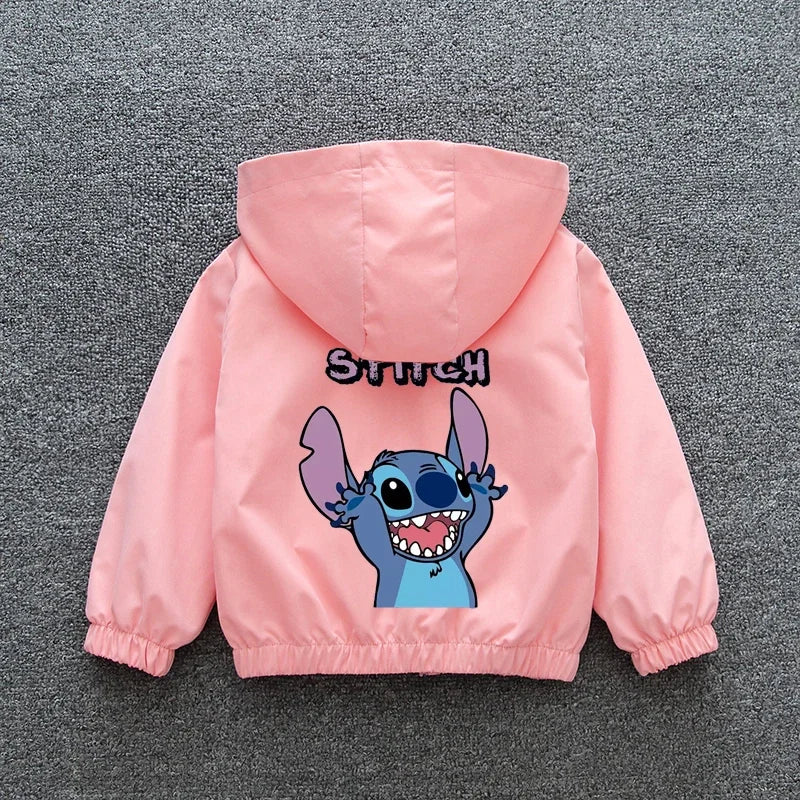 Lilo and Stitch Children Girls and Boys Hooded Jacket