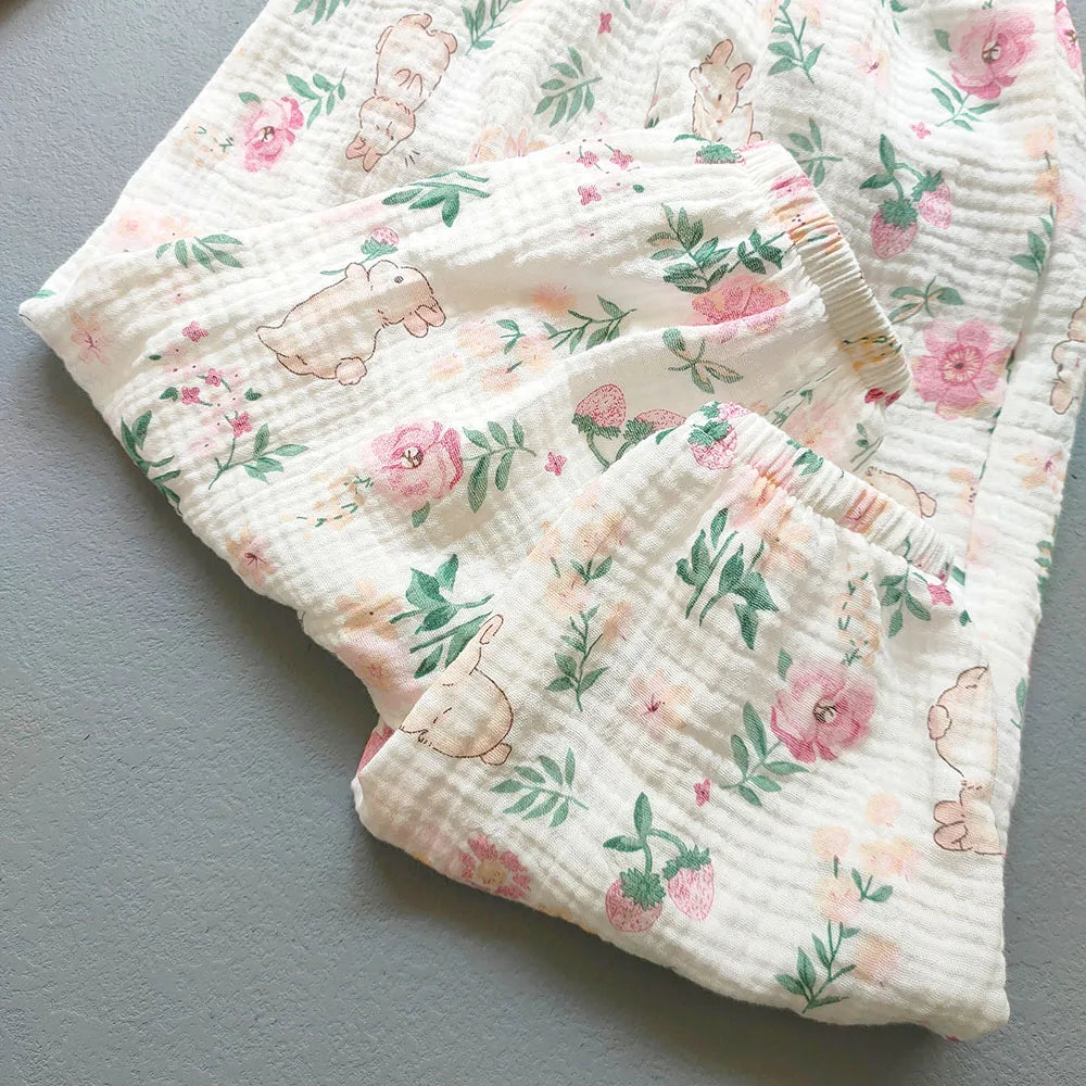 Unisex Summer Breathable Cotton Linen Loose Harem Pants