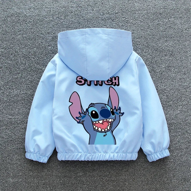 Lilo and Stitch Children Girls and Boys Hooded Jacket
