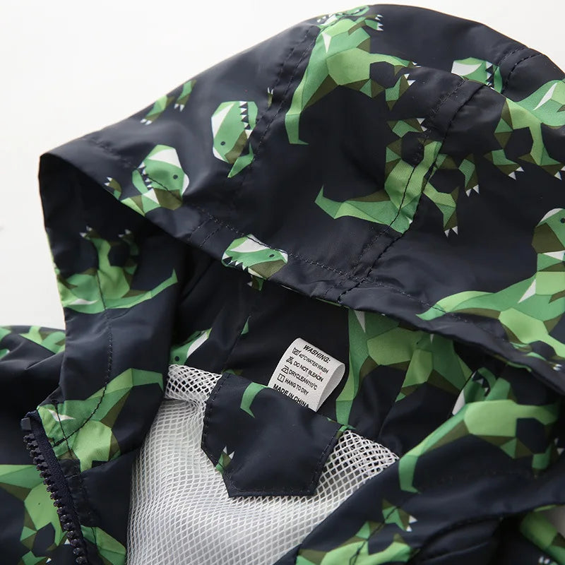 Children's Unisex Autumn/Spring Outerwear Cute Dinosaur Jackets