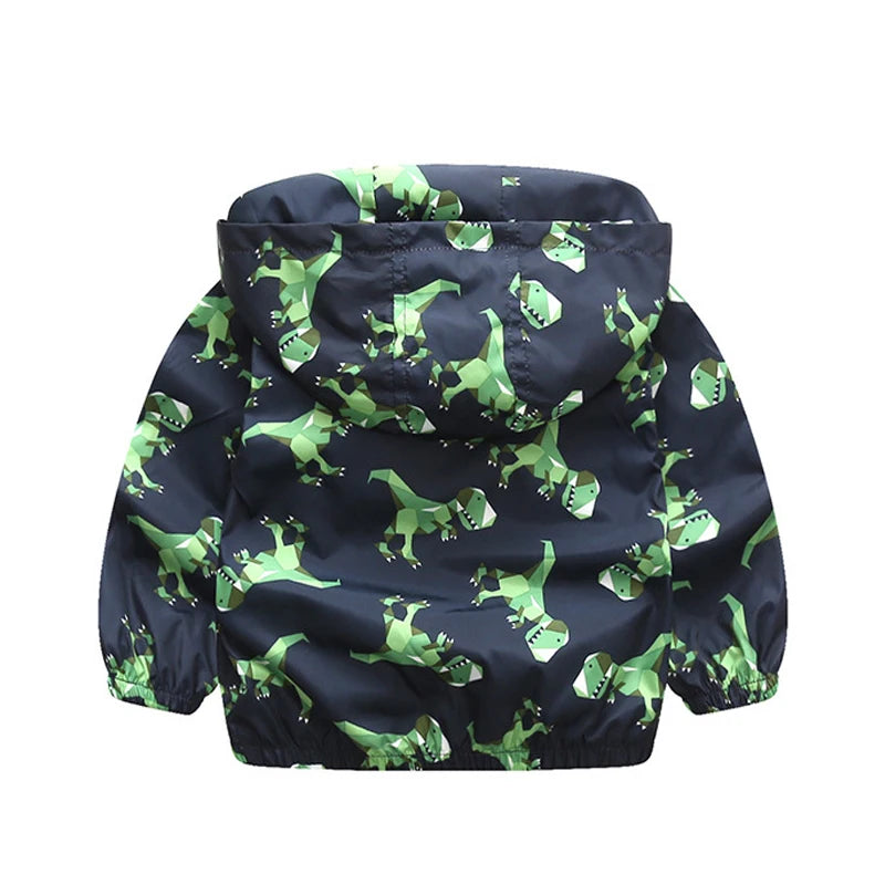 Children's Unisex Autumn/Spring Outerwear Cute Dinosaur Jackets