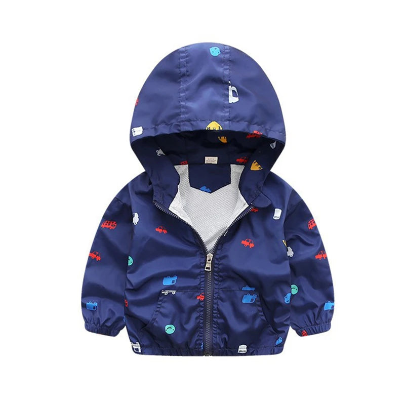 Children's Unisex Autumn/Spring Outerwear Cute Dinosaur Jackets