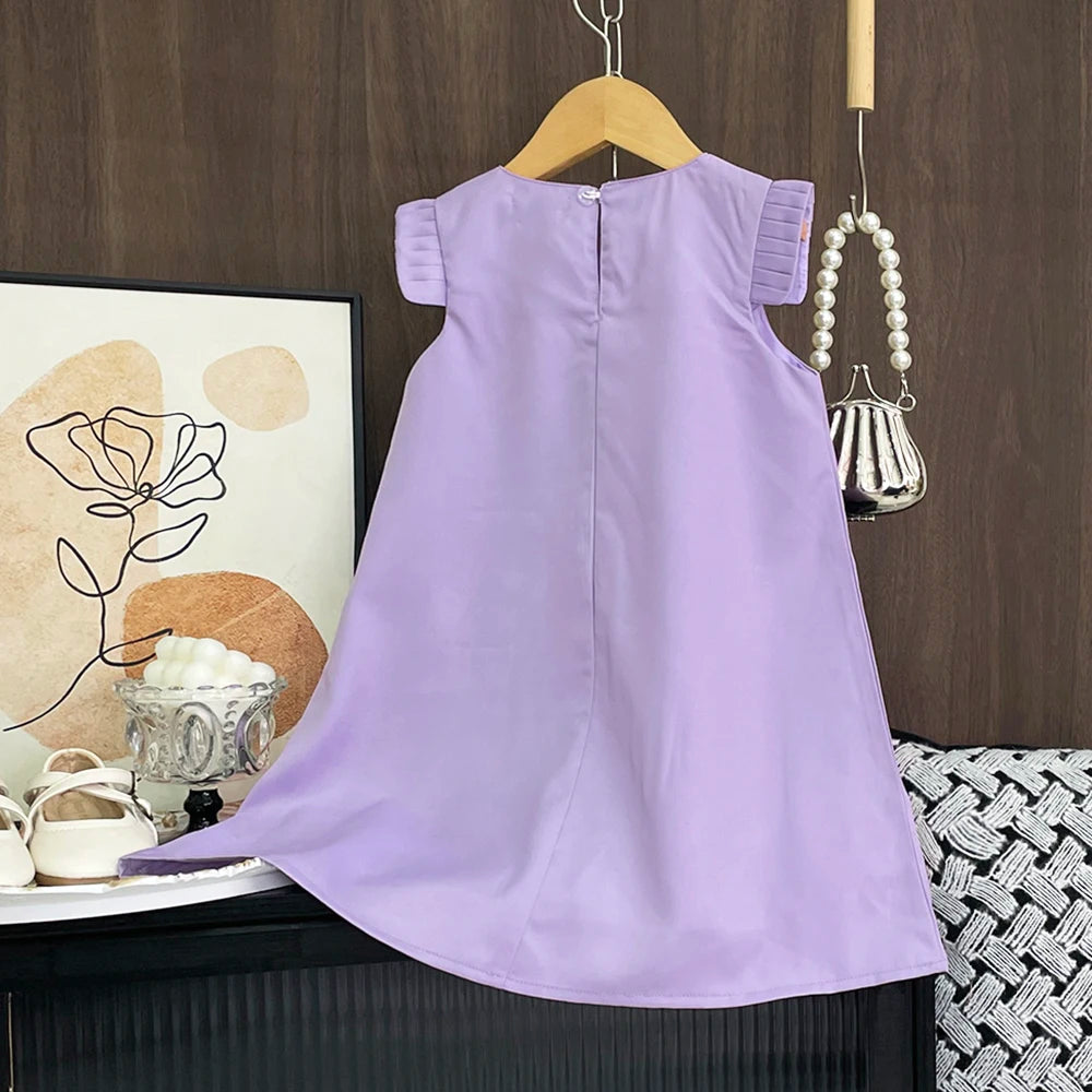 3D Girls Princess Flower Dress